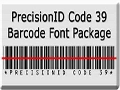 PrecisionID Code128 Barcode Fonts 2.1